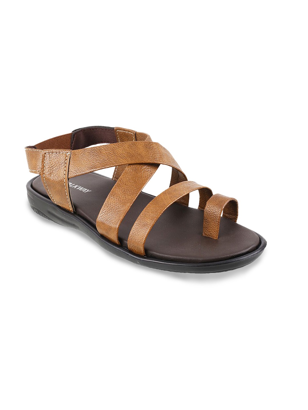 

WALKWAY by Metro Men Tan Comfort Sandals