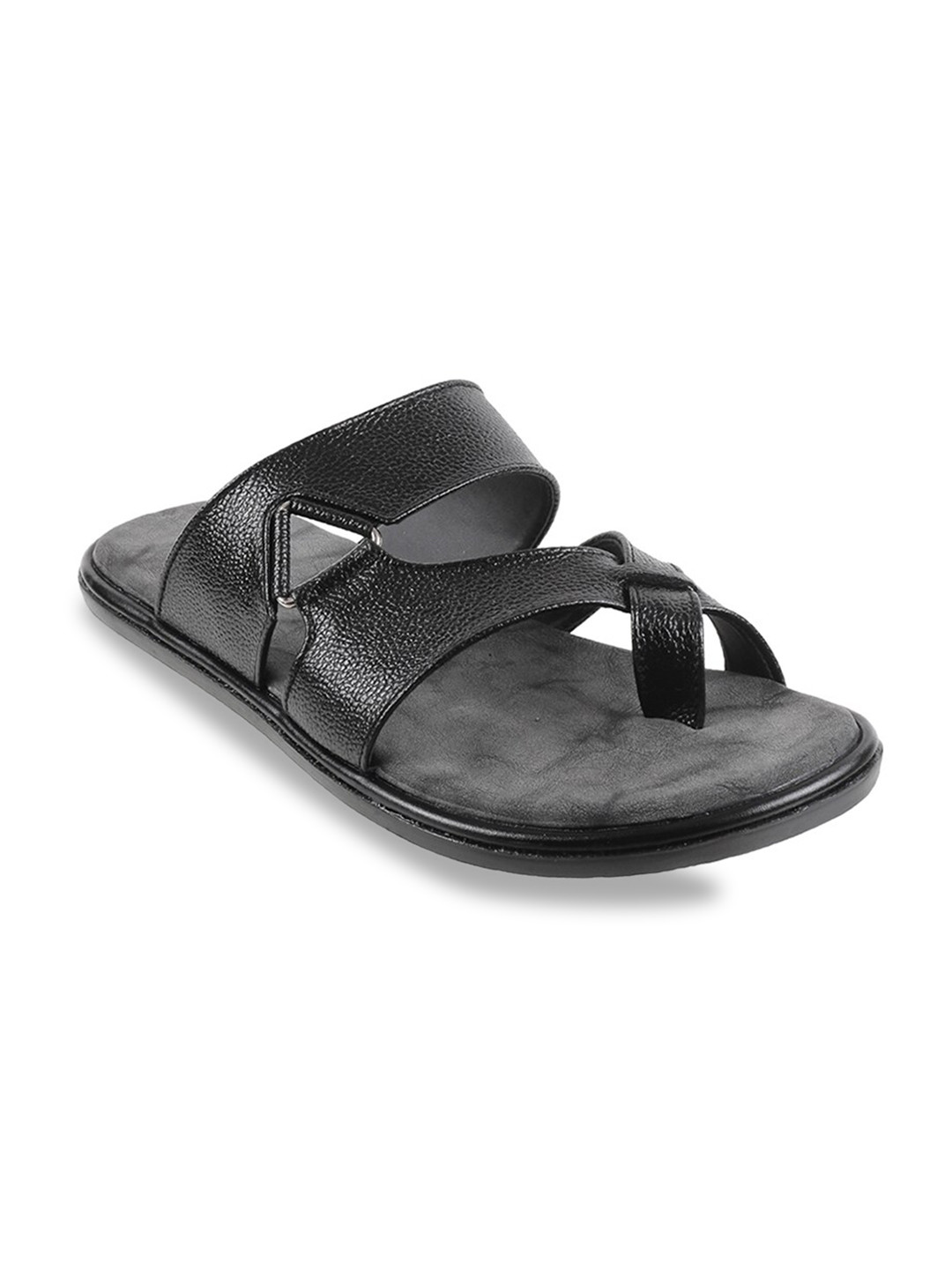 

WALKWAY by Metro Men Black Comfort Sandals