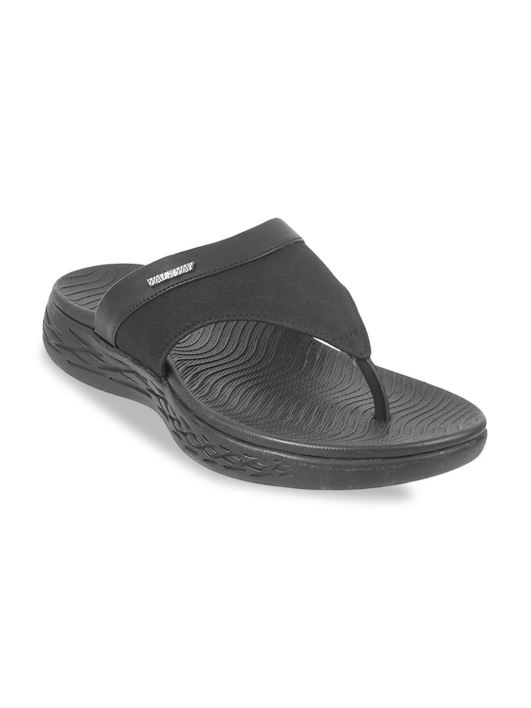 

WALKWAY by Metro Men Black Comfort Sandals