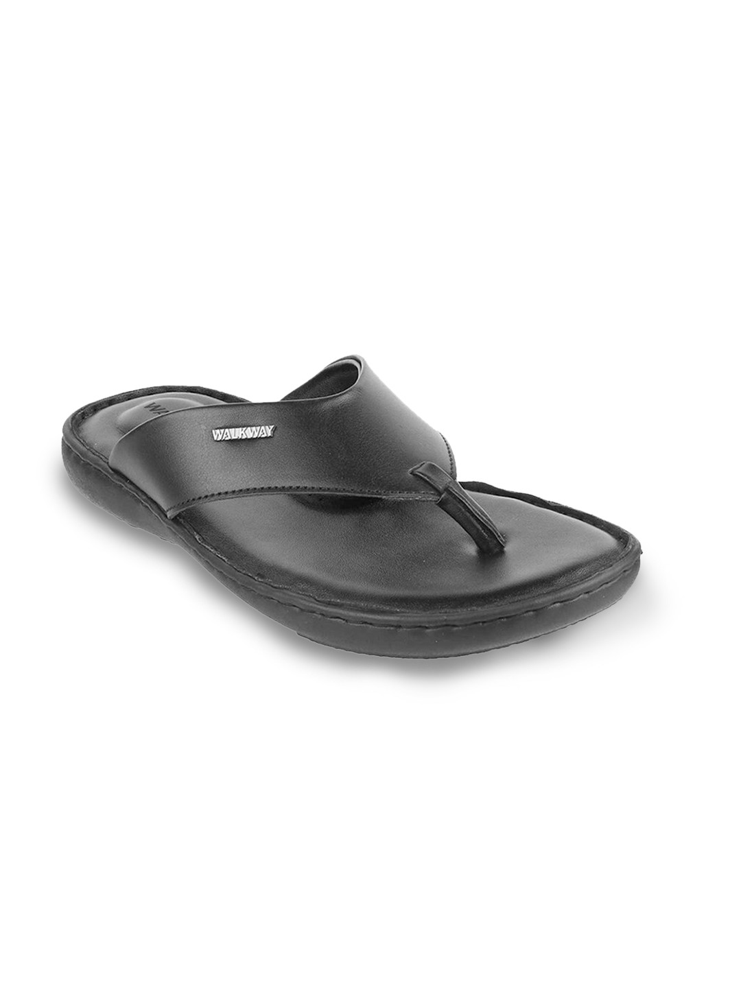 

WALKWAY by Metro Men Black Comfort Sandals