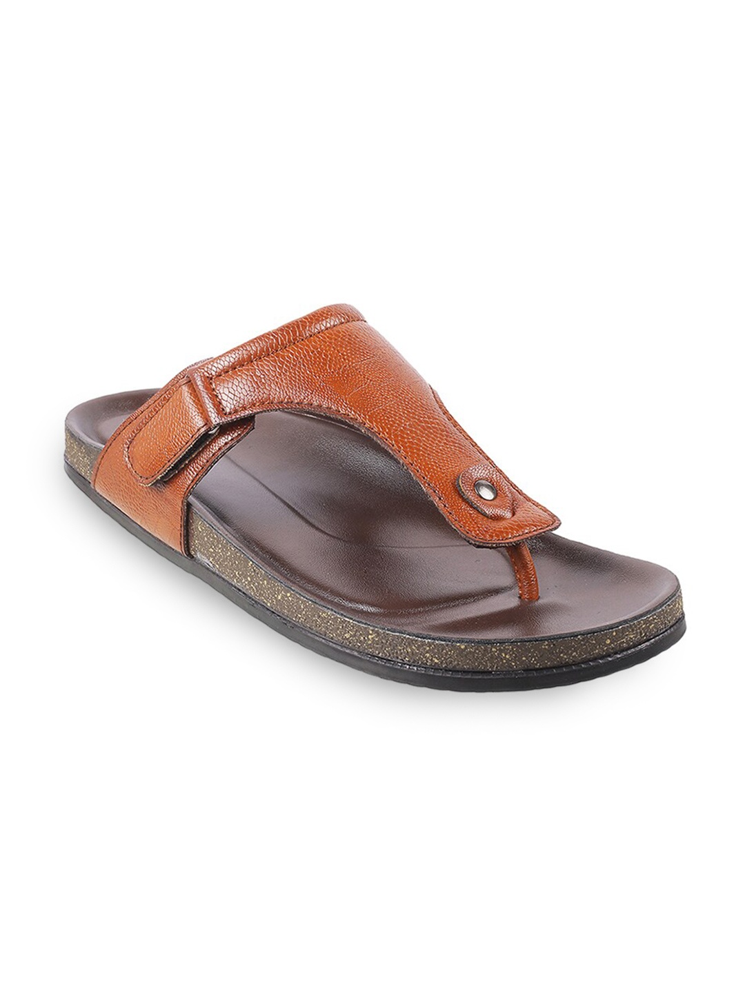

WALKWAY by Metro Men Tan Brown Comfort Sandals