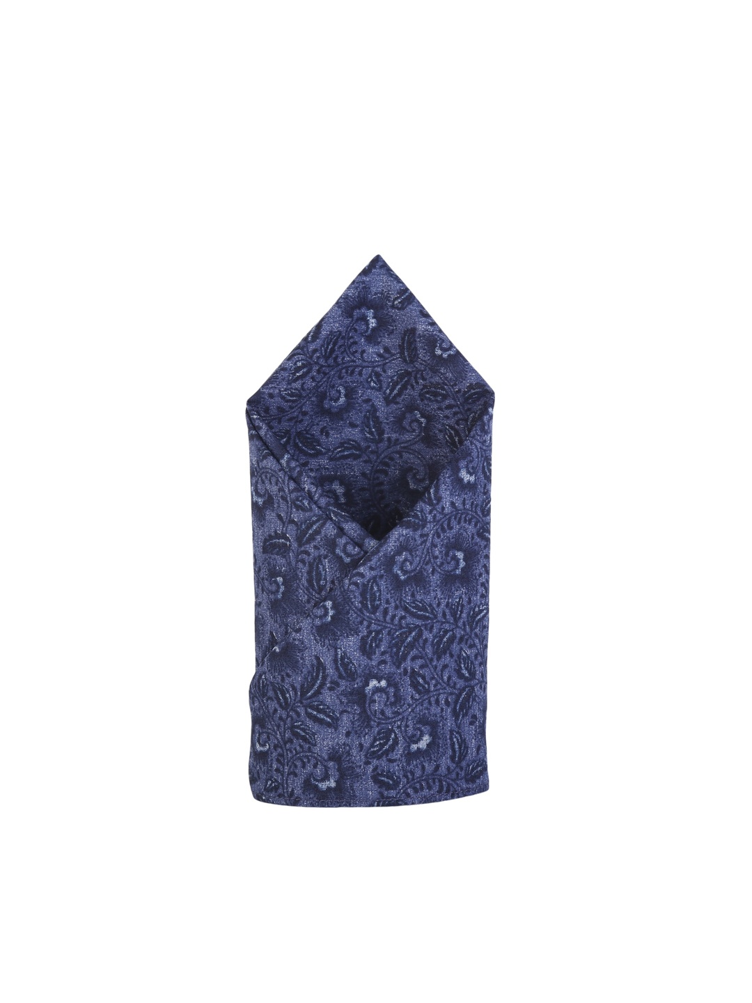 

Bruun & Stengade Men Navy Blue Printed Cotton Pocket Square