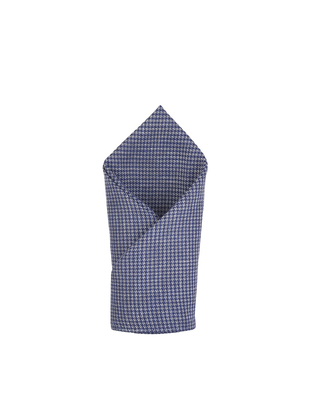 

Bruun & Stengade Men Blue Printed Cotton Pocket Square