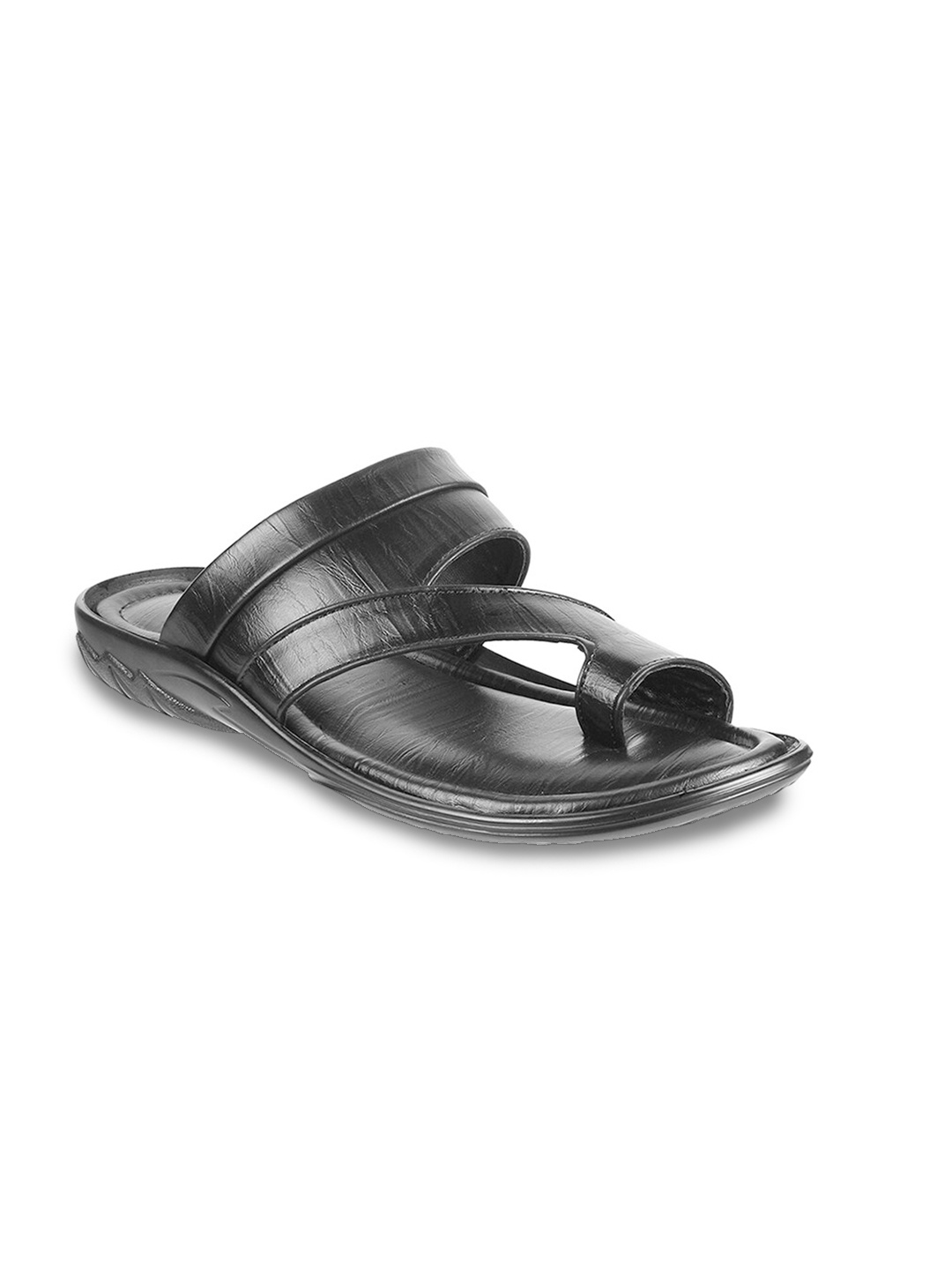 WALKWAY by Metro Men Black Comfort Sandals