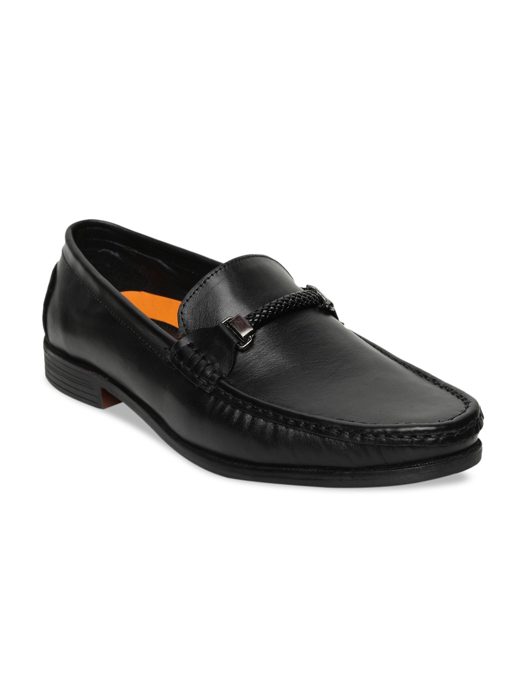 

LOUIS STITCH Men Blue Leather Horsebit Loafers