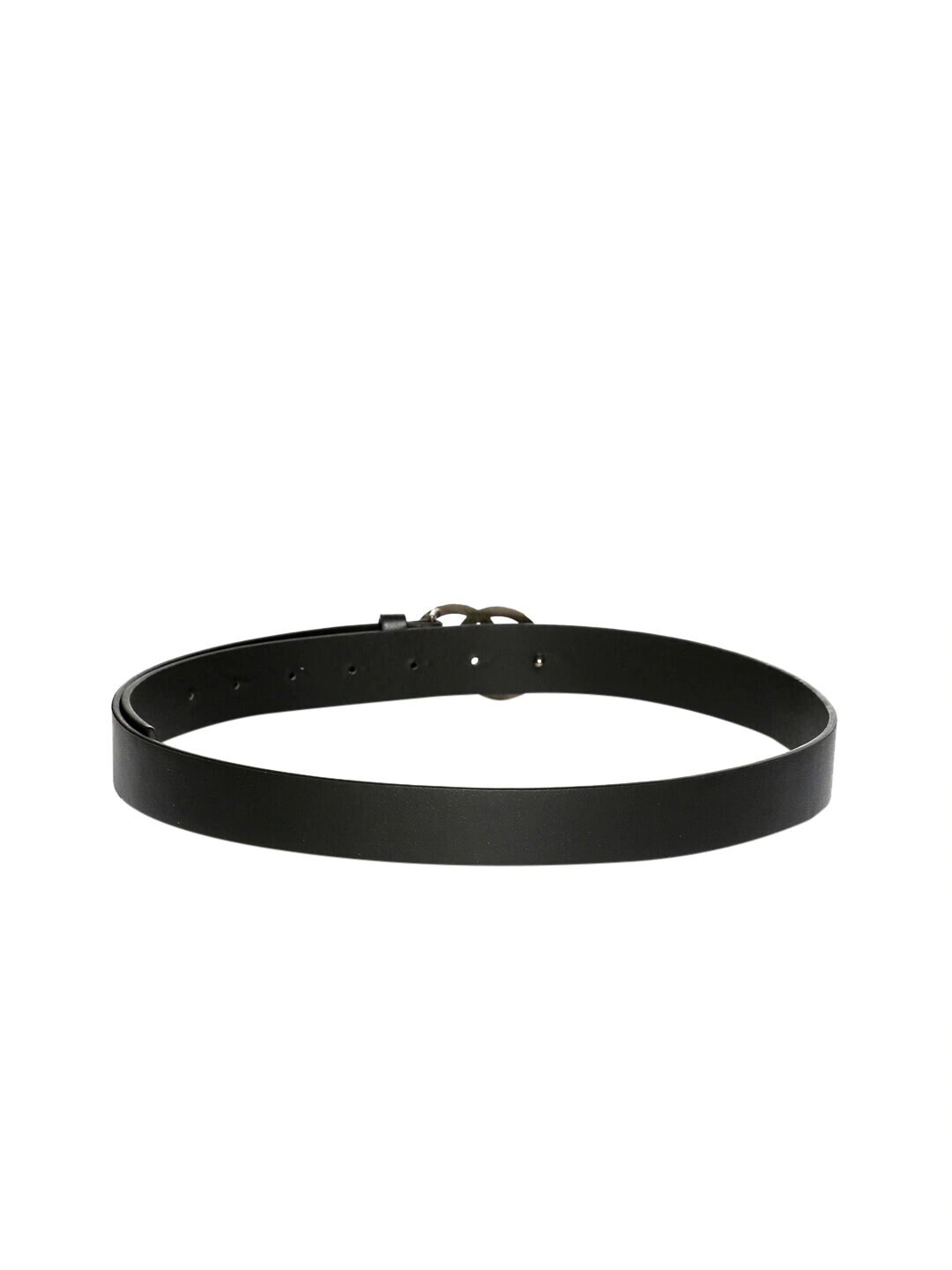 

WELBAWT Men Black Solid Belt