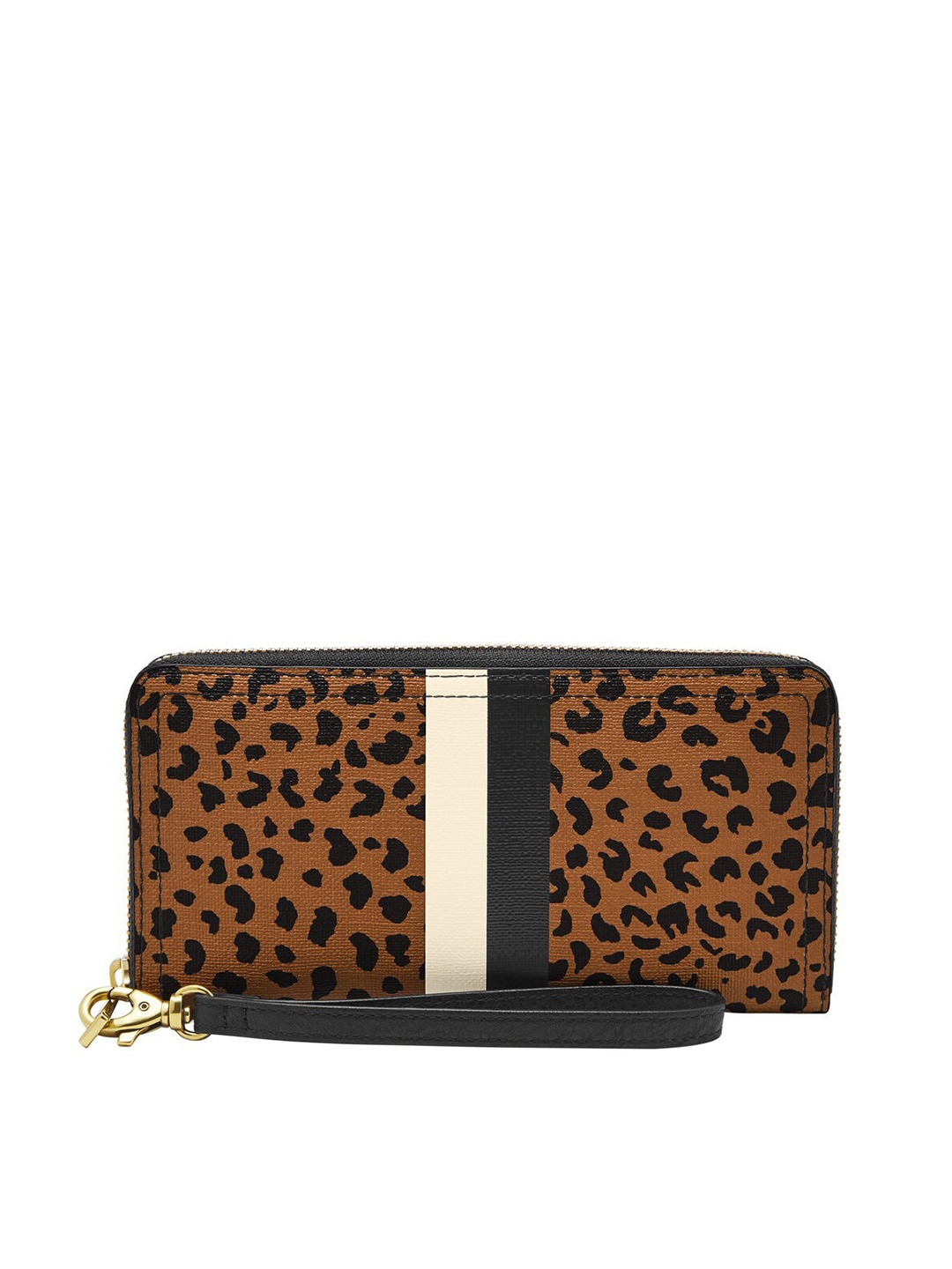 

Fossil Brown & Black Animal Print Logan Purse