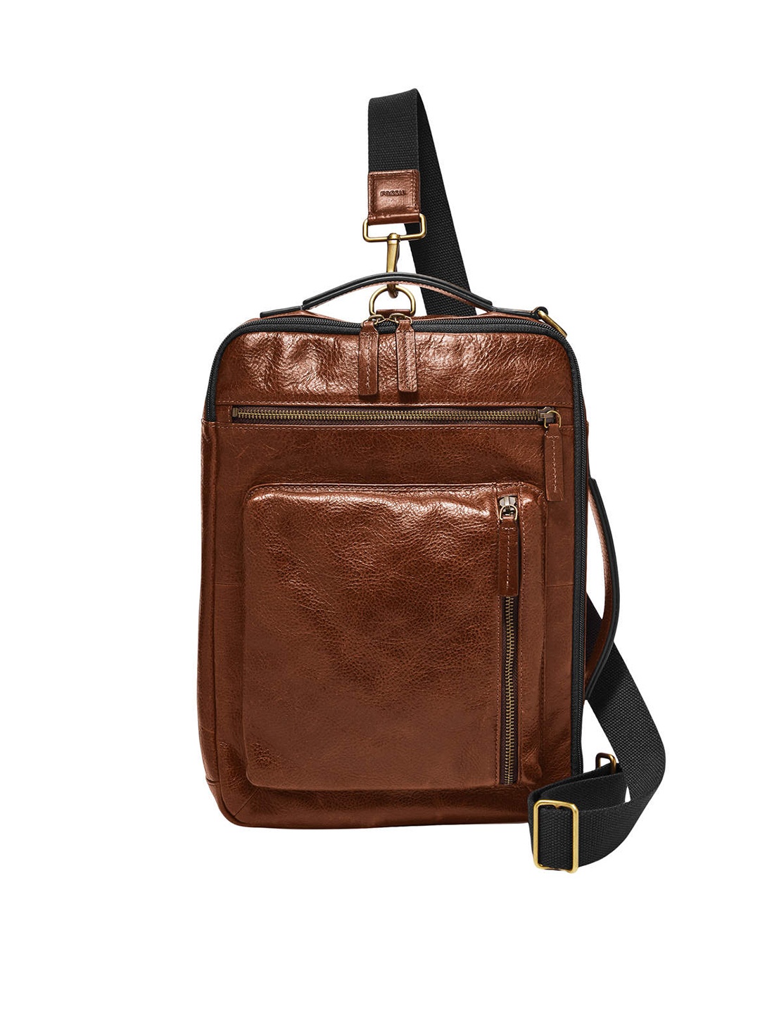

Fossil Men Brown Solid Backpack