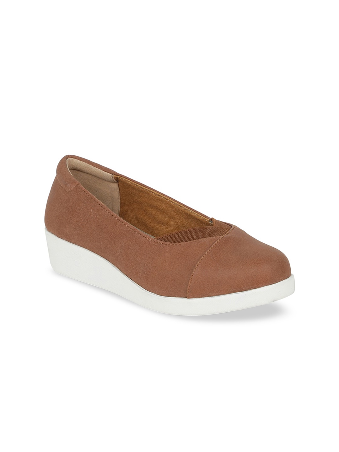 

Bata comfit Women Brown Ballerinas Flats