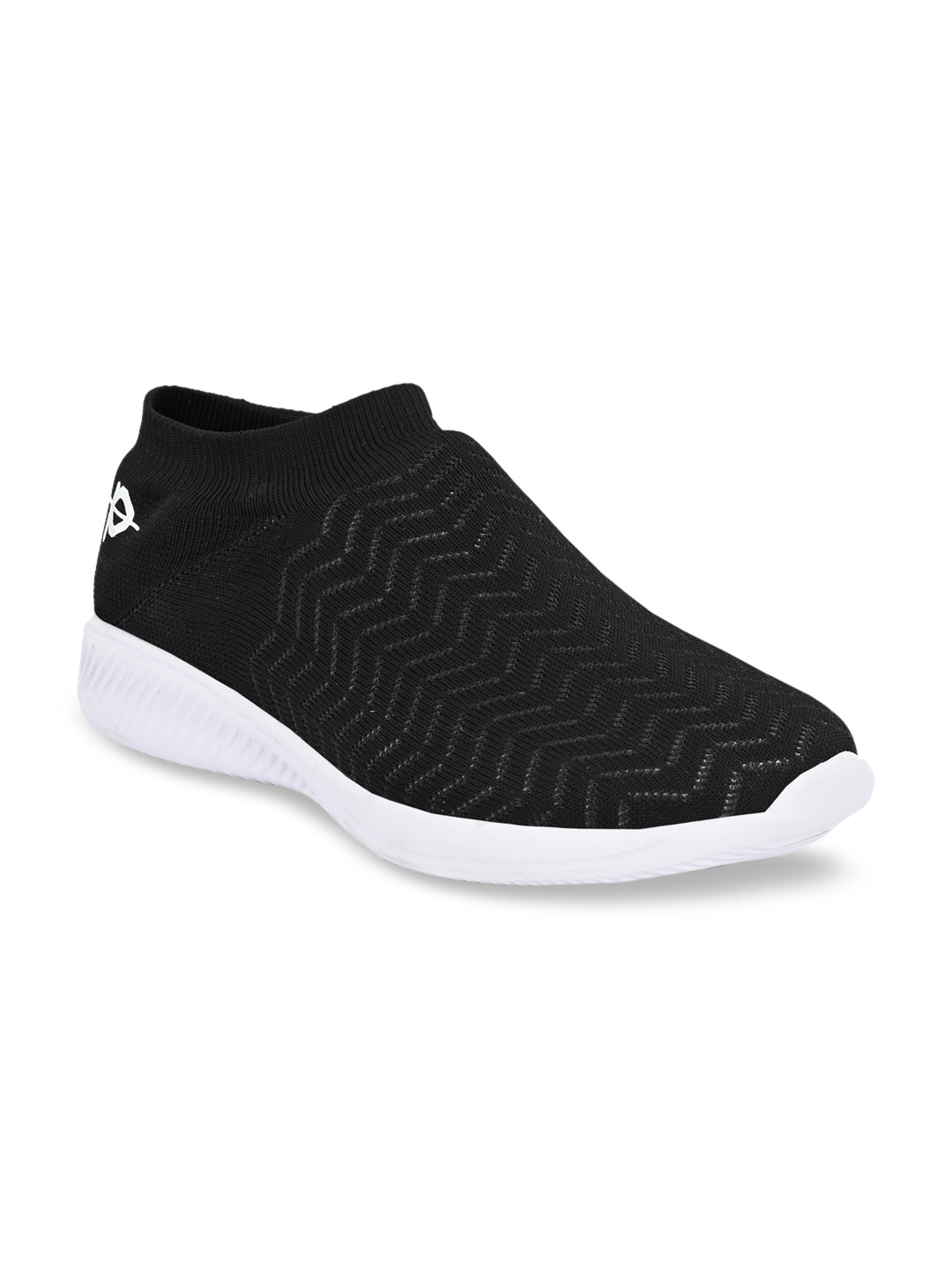 

Provogue Men Black Textile Training or Gym Non-Marking Shoes