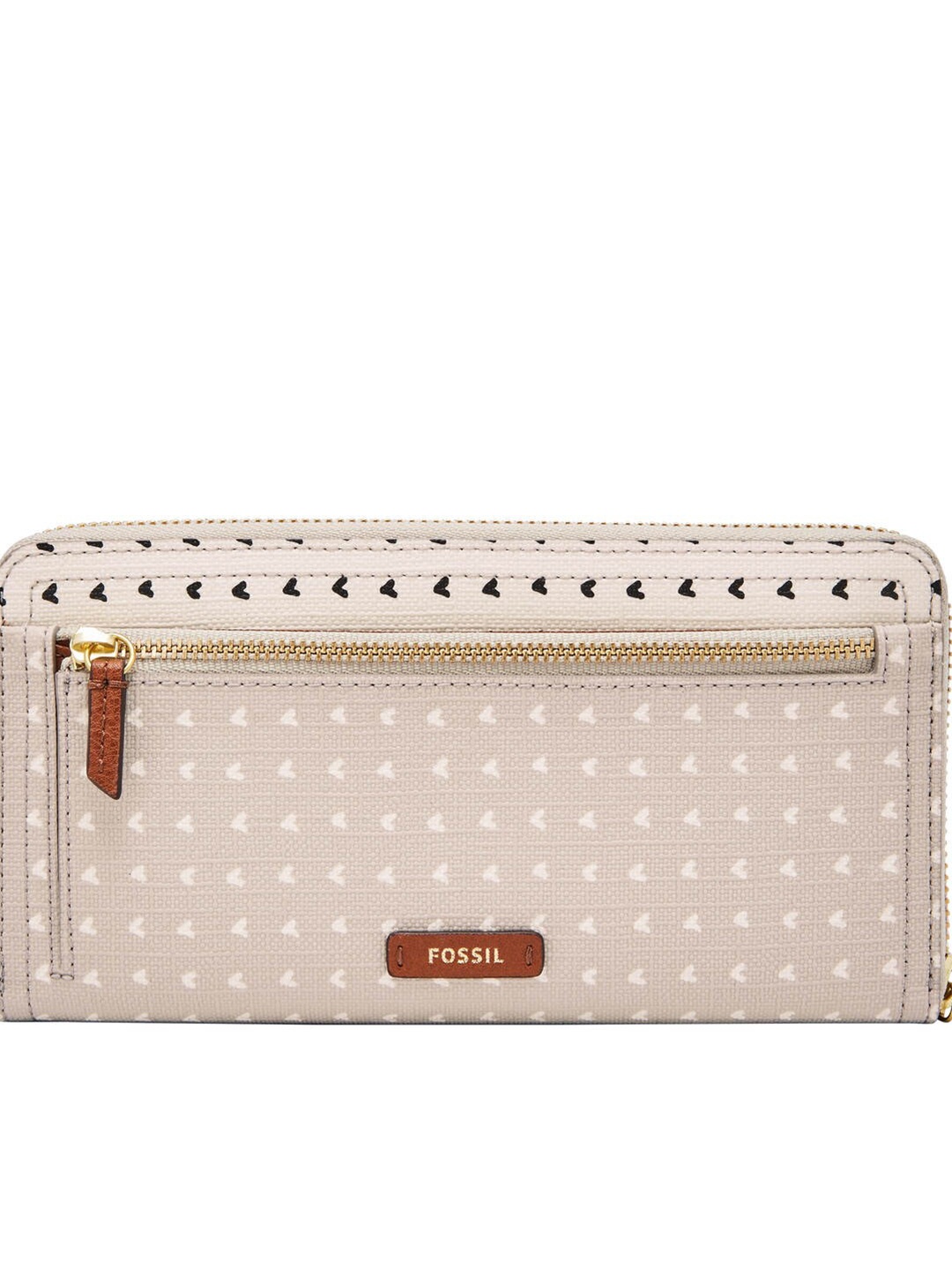

Fossil Grey Melange & Black Printed Clutch SL7828745