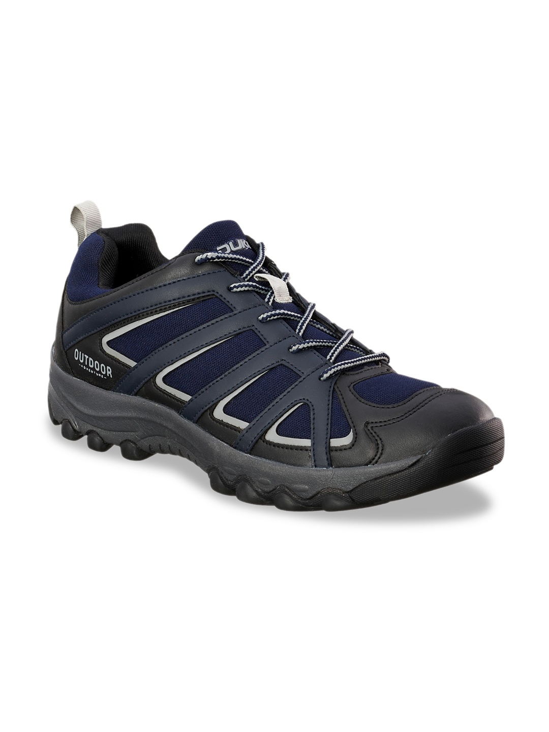 

Duke Men Navy Blue & Black Colourblocked Trekking Shoes