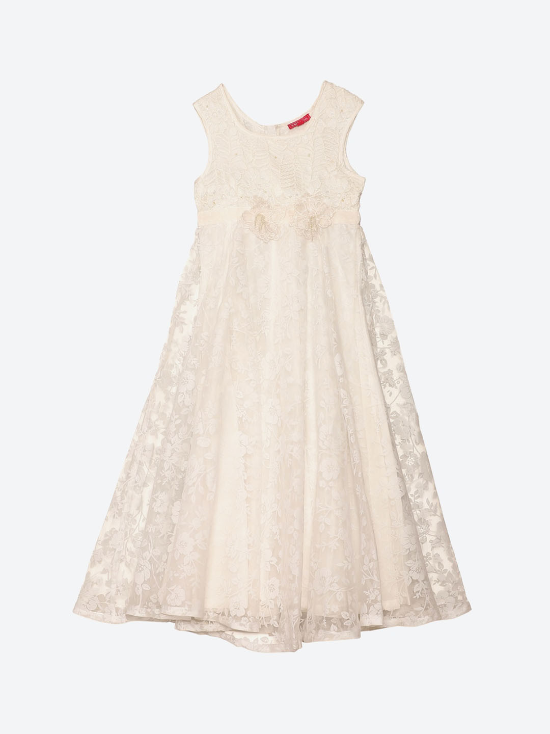 

Biba Off White Floral Maxi Dress