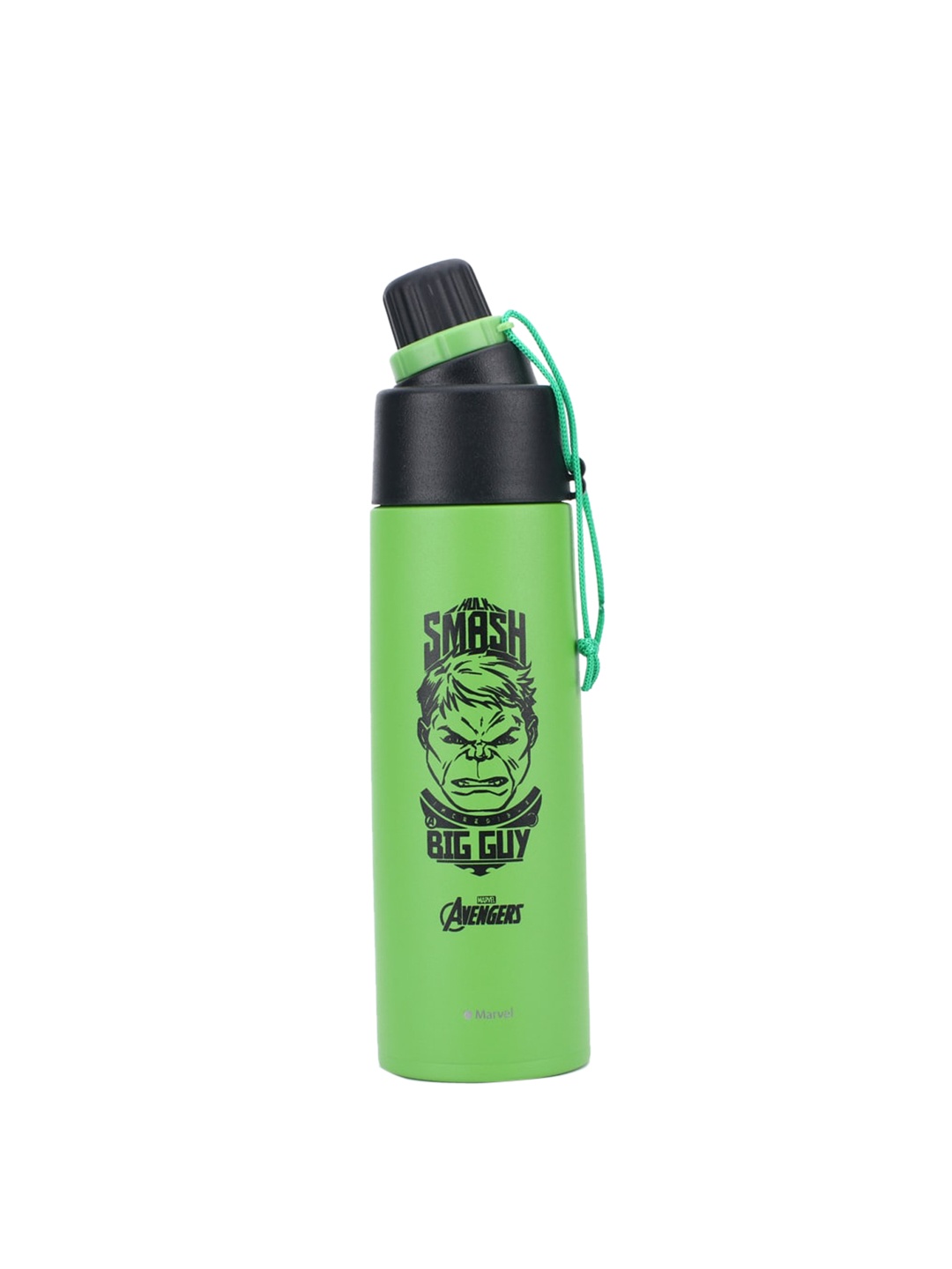 

Marvel Green & Black Avenger Printed Stainless Steel Flask Water Bottle 500 ML