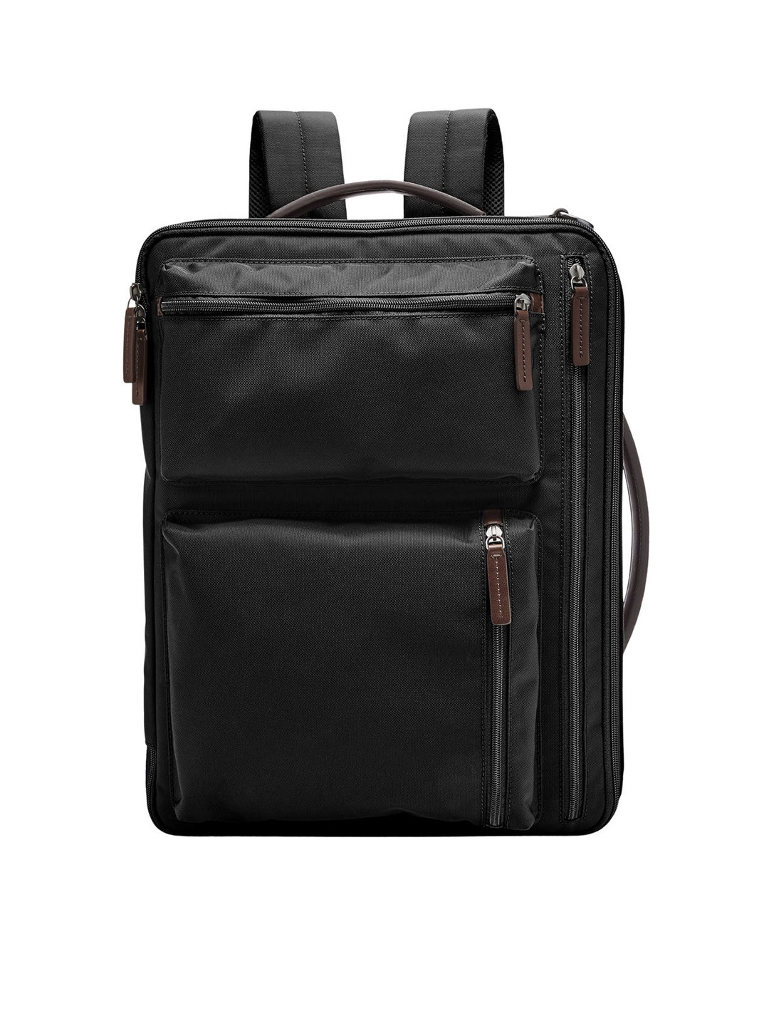 

Fossil Men Black Solid 15 Inch Laptop Backpack