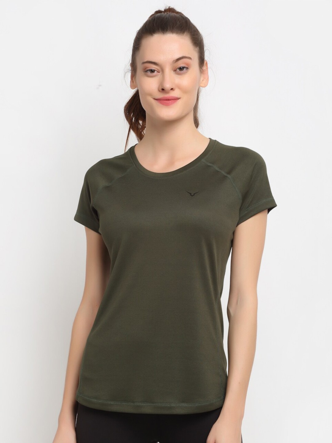 

Invincible Women Gym Tee, Olive