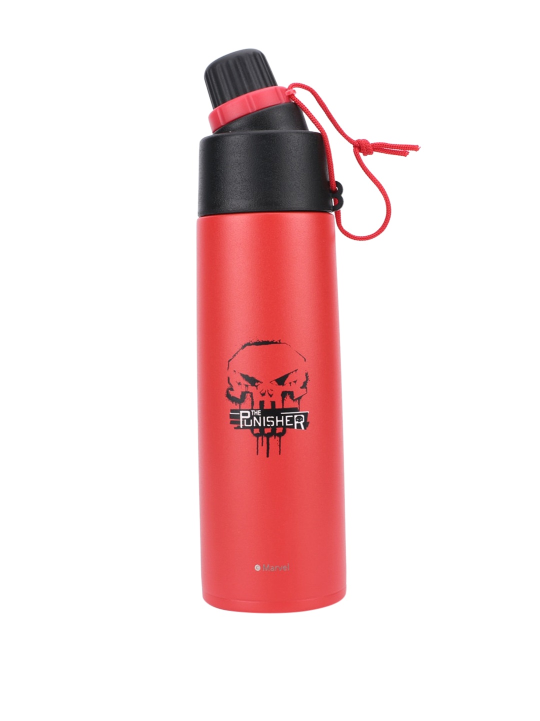 

Marvel Boys Red & Black Solid Stainless Steel Flask Water Bottle 500 ml