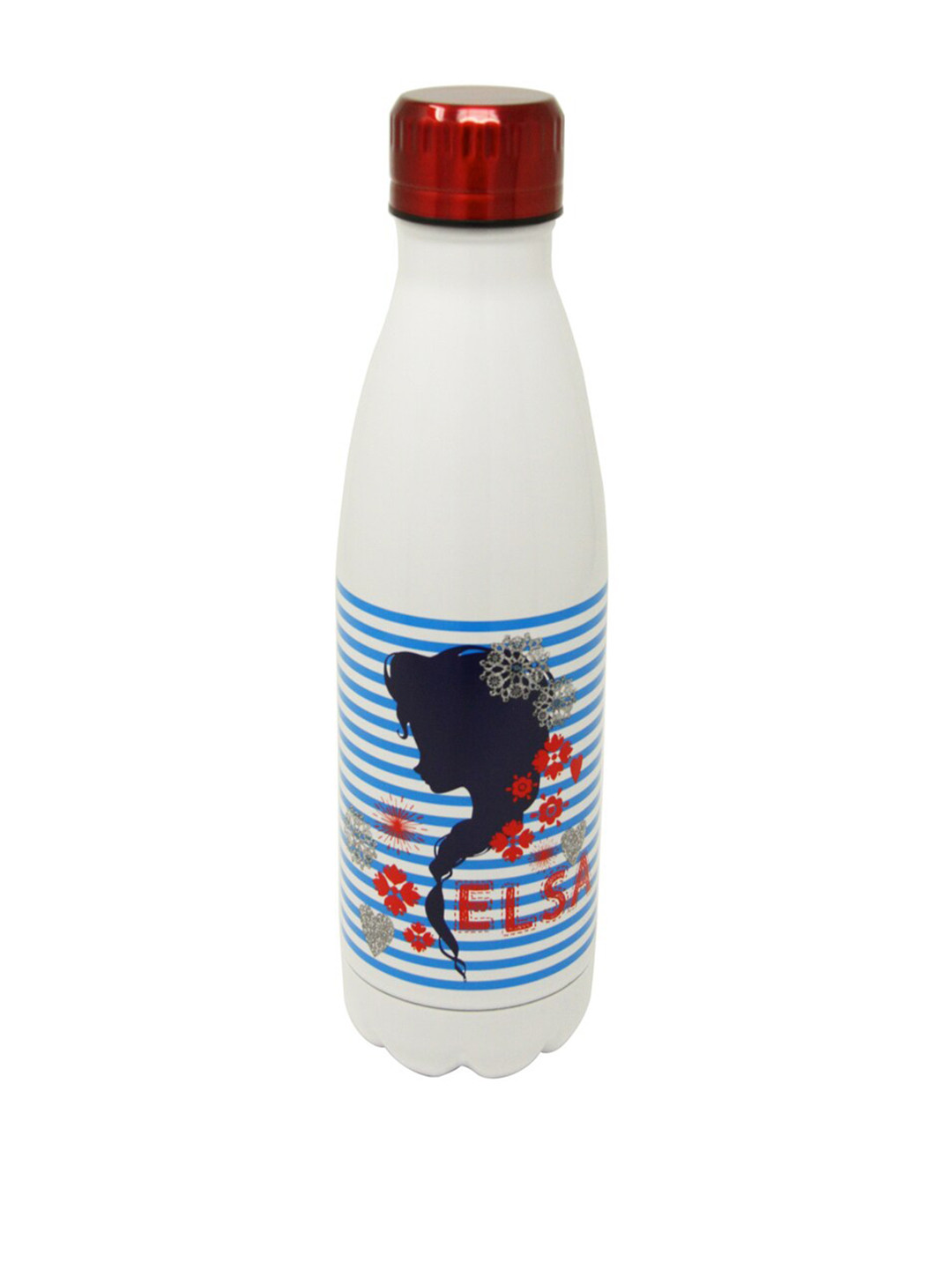 

Disney Girls White & Blue Printed Disney Stainless Steel Water Bottle