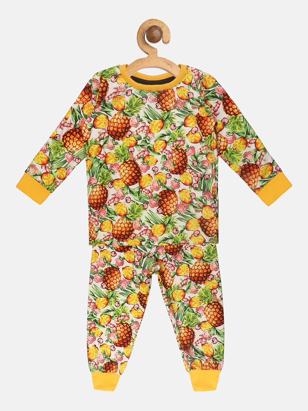 

Lazy Shark Girls Multicoloured Printed Night suit, Multi
