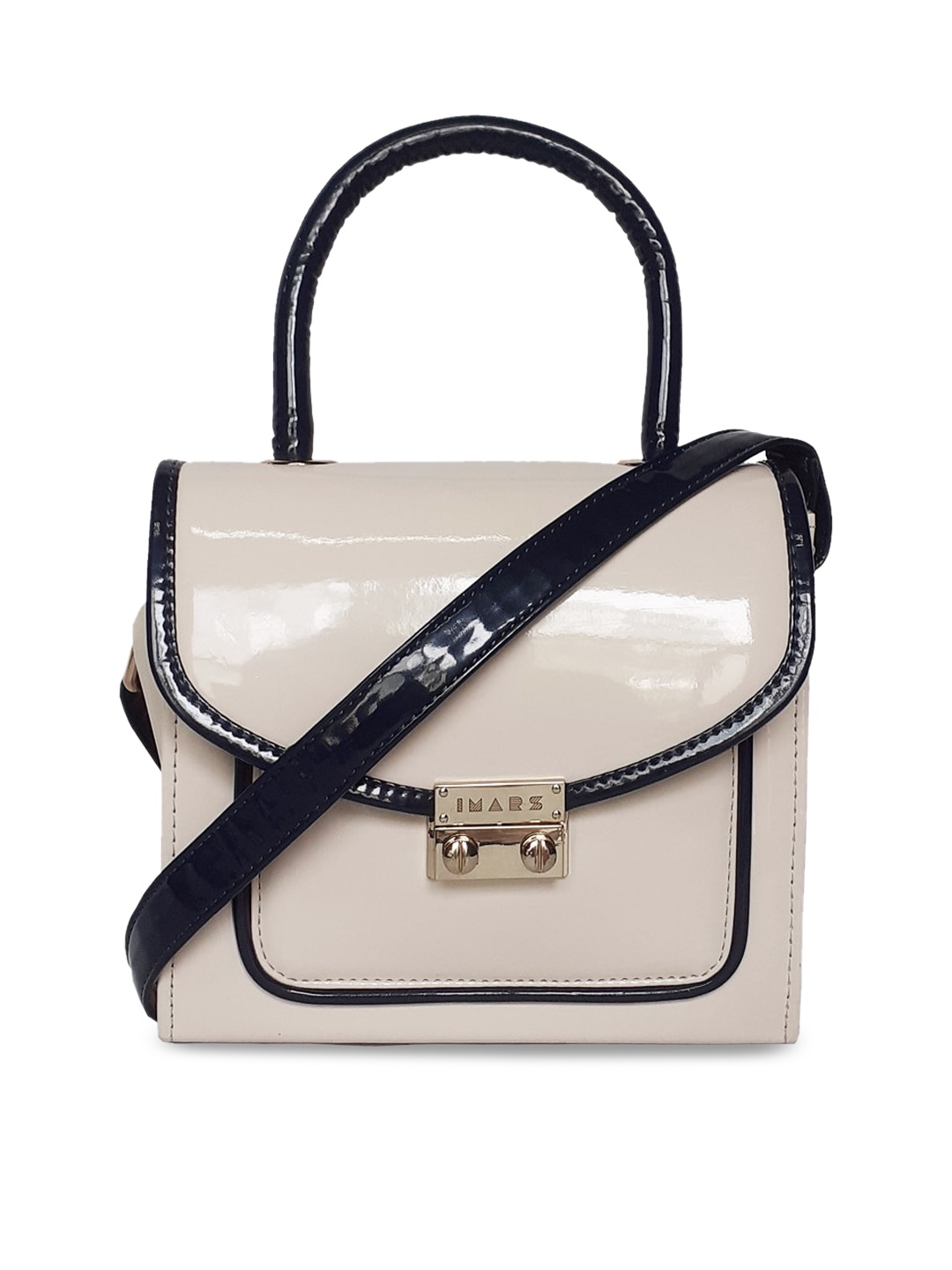 

IMARS Off White Structured Satchel