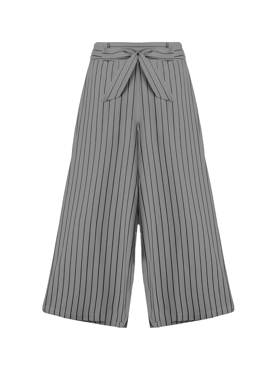 

Hunny Bunny Girls Grey Striped Flared Parallel Trousers