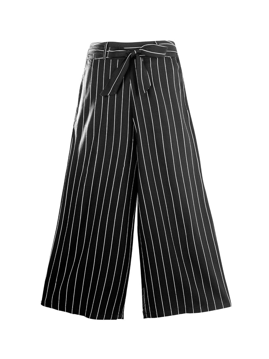

Hunny Bunny Girls Black Striped Cotton Lounge Pants