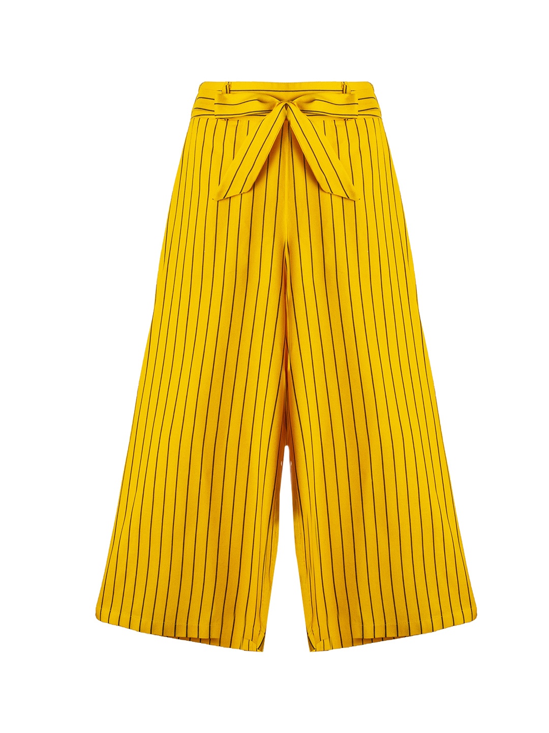 

Hunny Bunny Girls Yellow Striped Parallel Trousers
