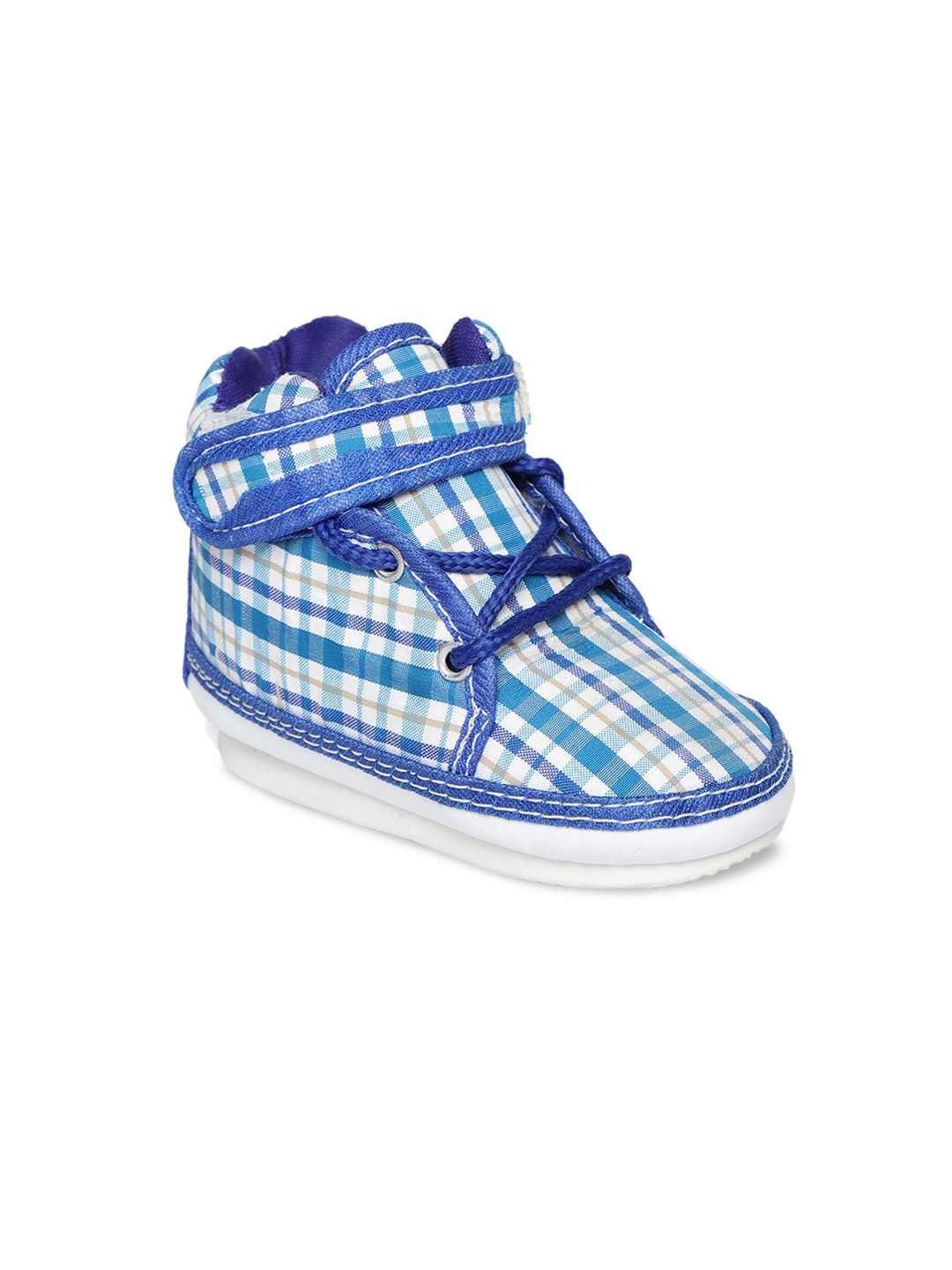 CHUTPUT Unisex Kids Blue Printed Sneakers