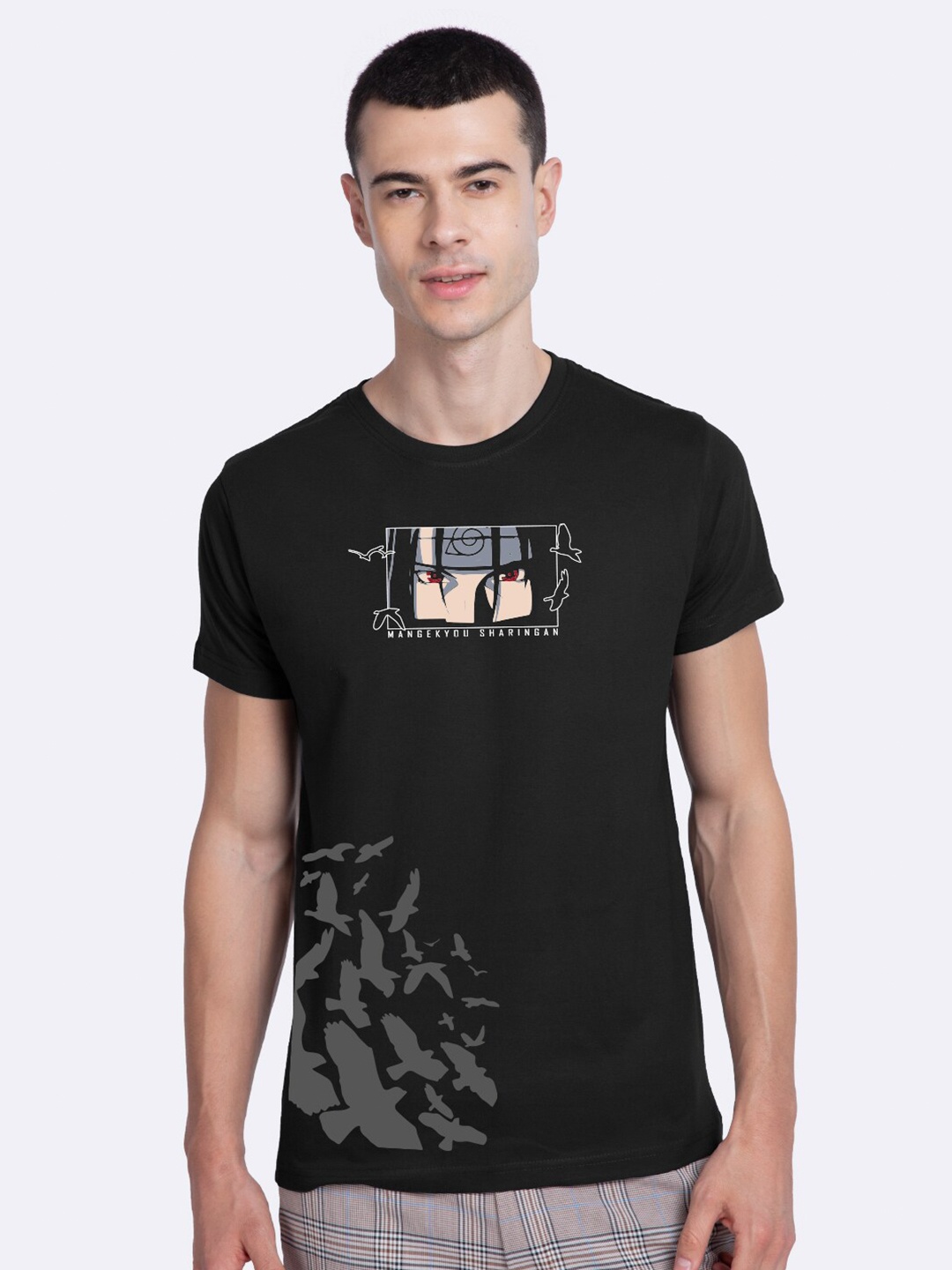 

Bewakoof Men Black Printed T-shirt