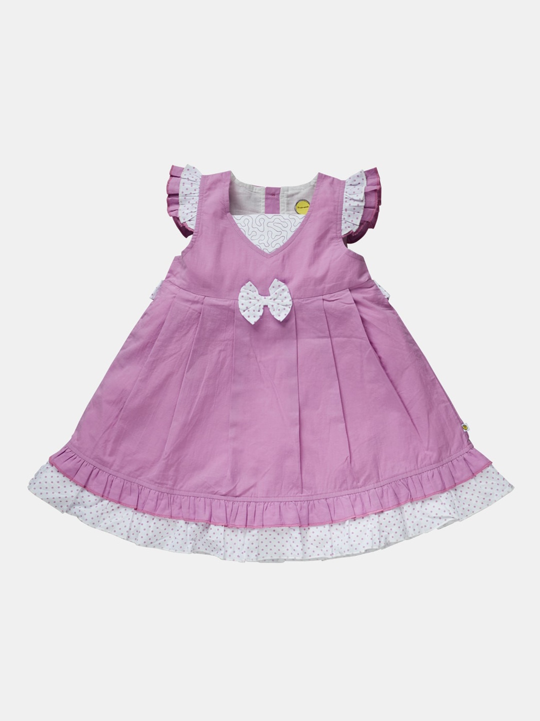 

Pranava Purple A-Line Dress