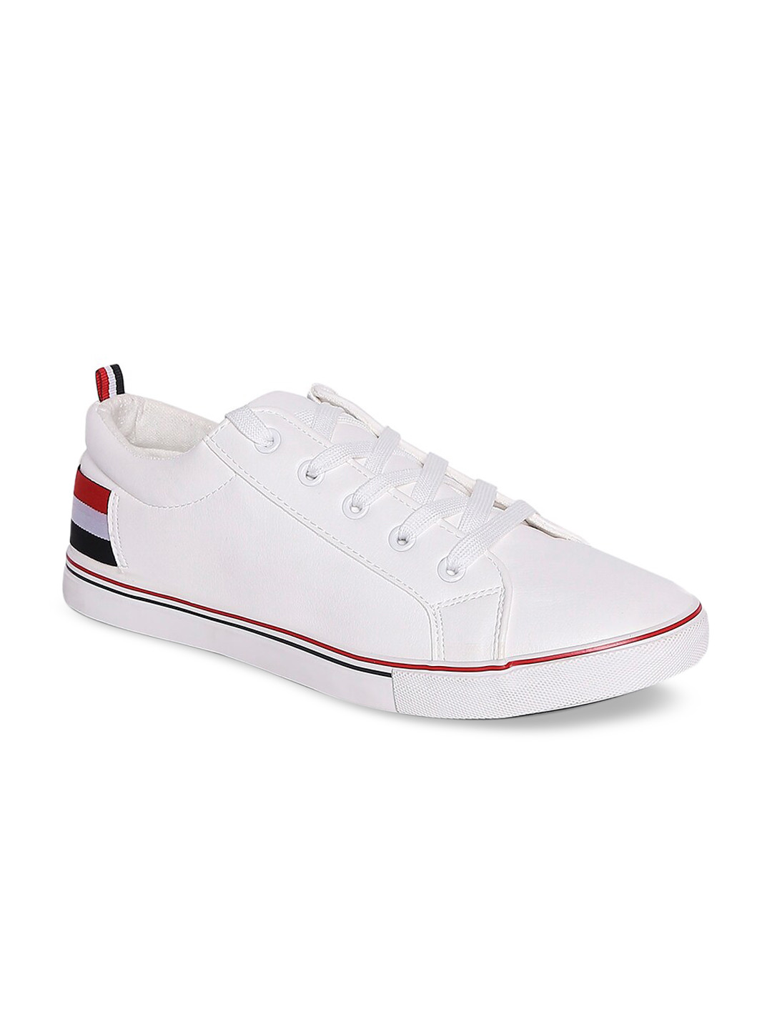 

BYFORD by Pantaloons Men White Leather Sneakers