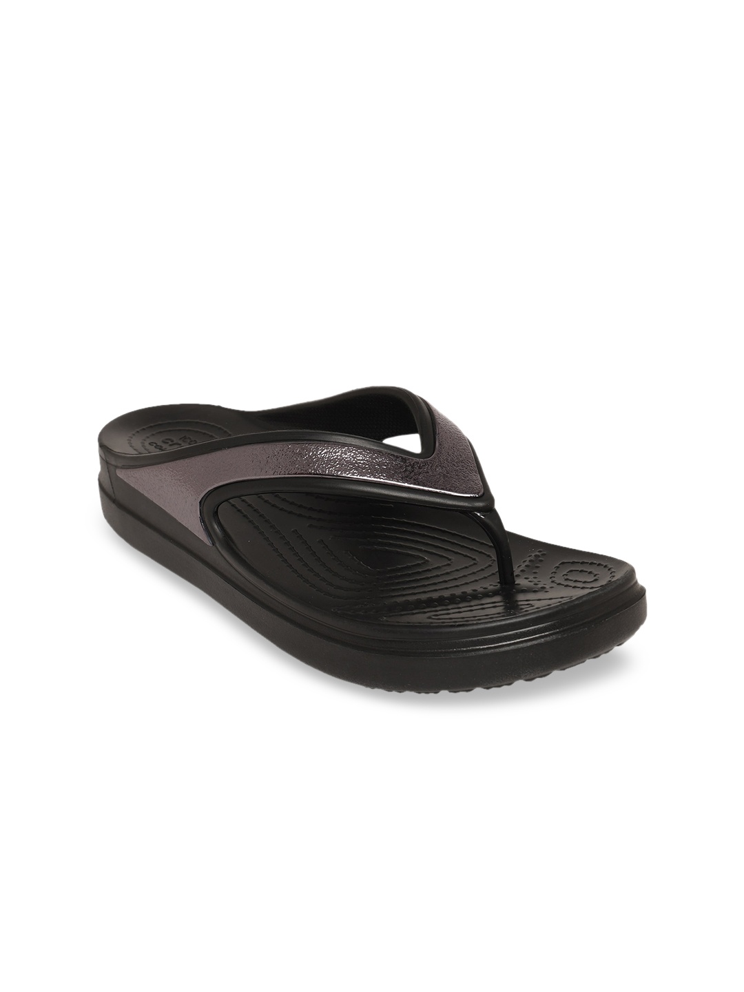 

Crocs Sloane Women Black Solid Sandals