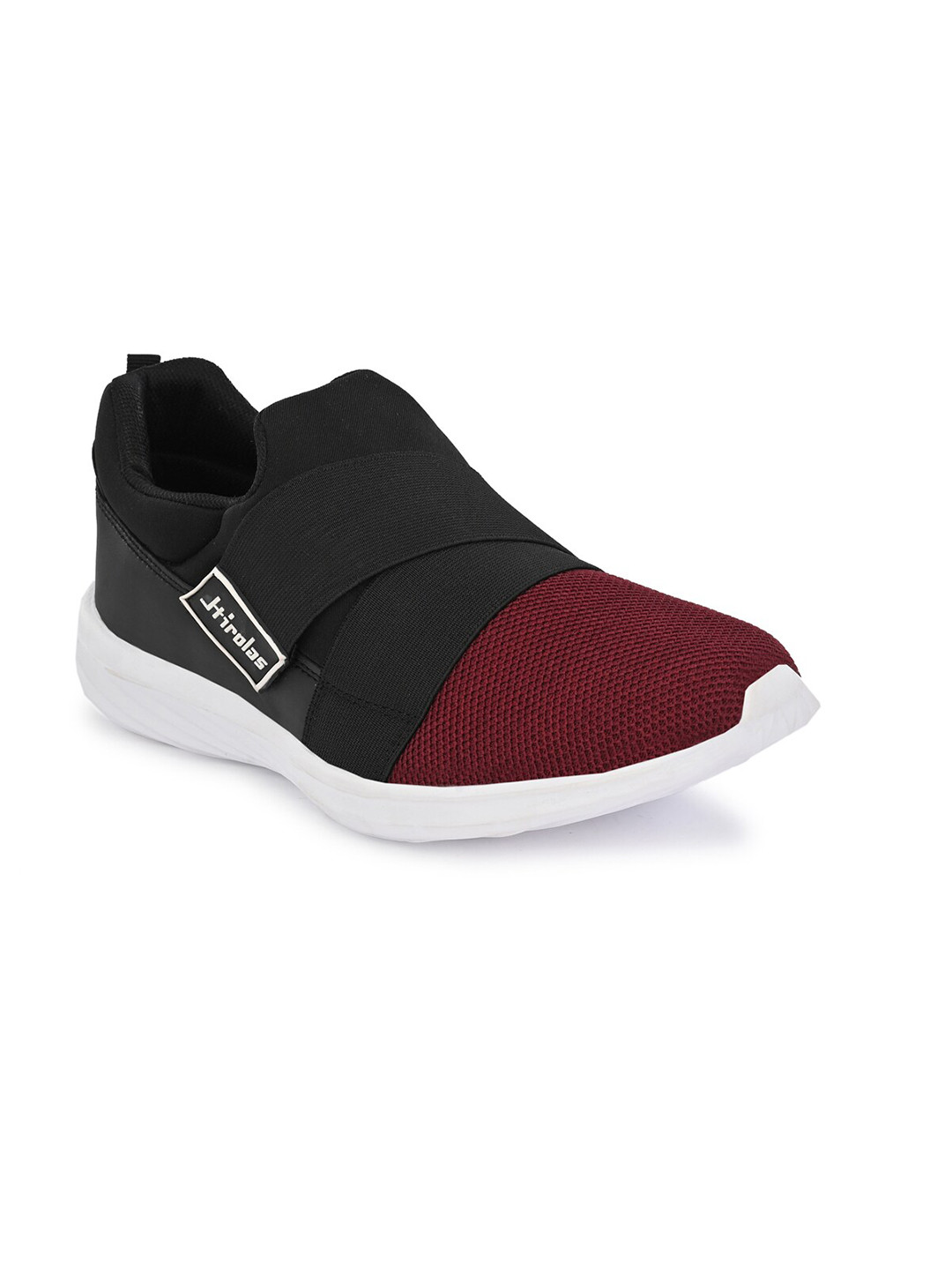 

HIROLAS Men Maroon & Black Running Shoes