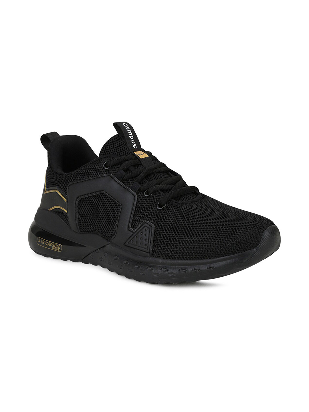 

Campus Men Black Rexton Plus Running Shoes