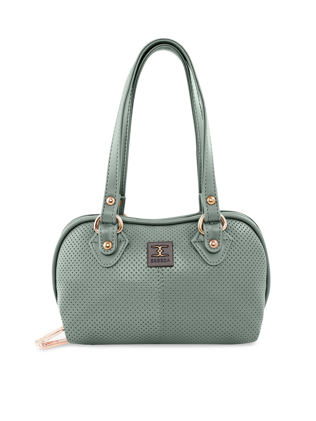 

ESBEDA Green Textured Handheld Bag