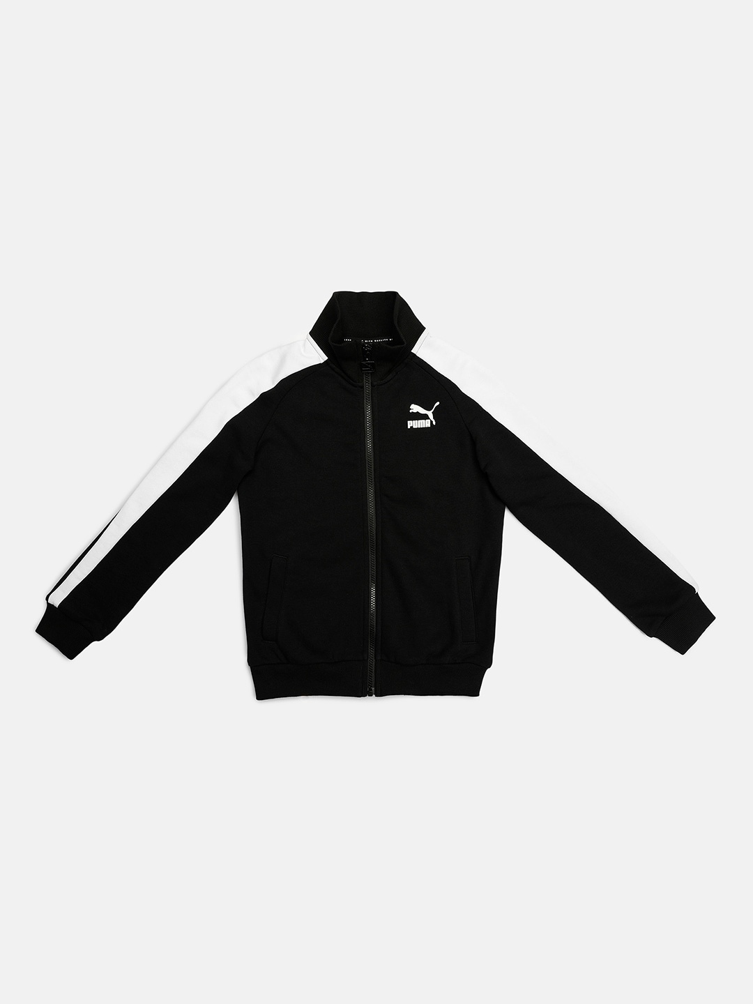 

Puma Boys Black & White Colourblocked Iconic T7 Track Jacket