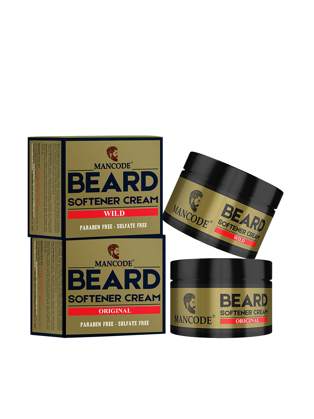 

MANCODE Pack of 2 - 50gm Beard Softening Cream, Brown