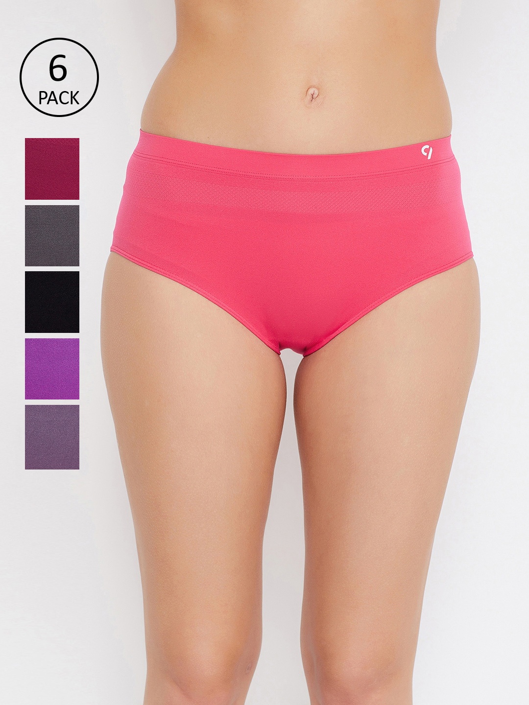 

C9 AIRWEAR Women Seamless Pack of 6 Briefs, Multi