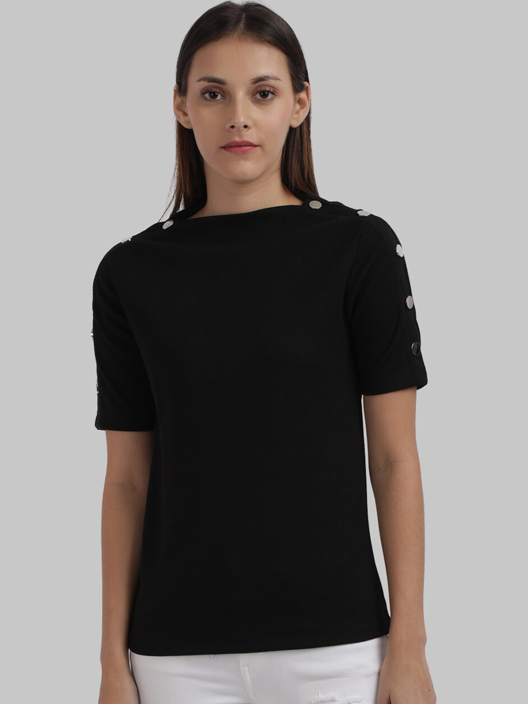

Parx Black Regular Top