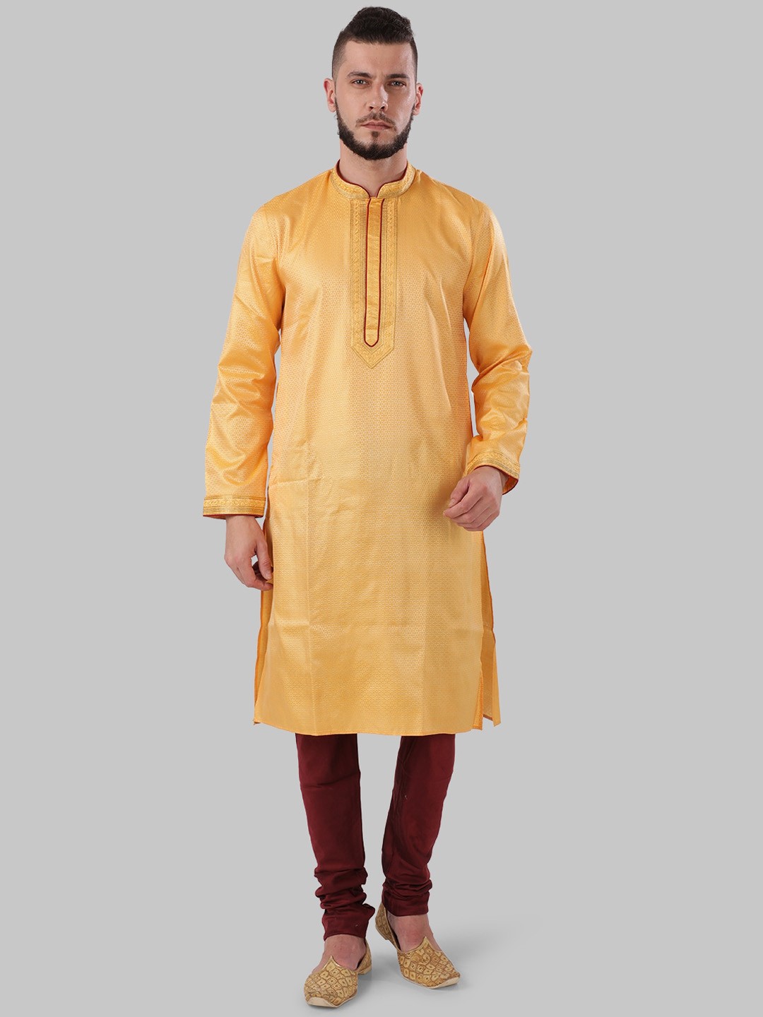 

Ethnix by Raymond Men Yellow Kurta