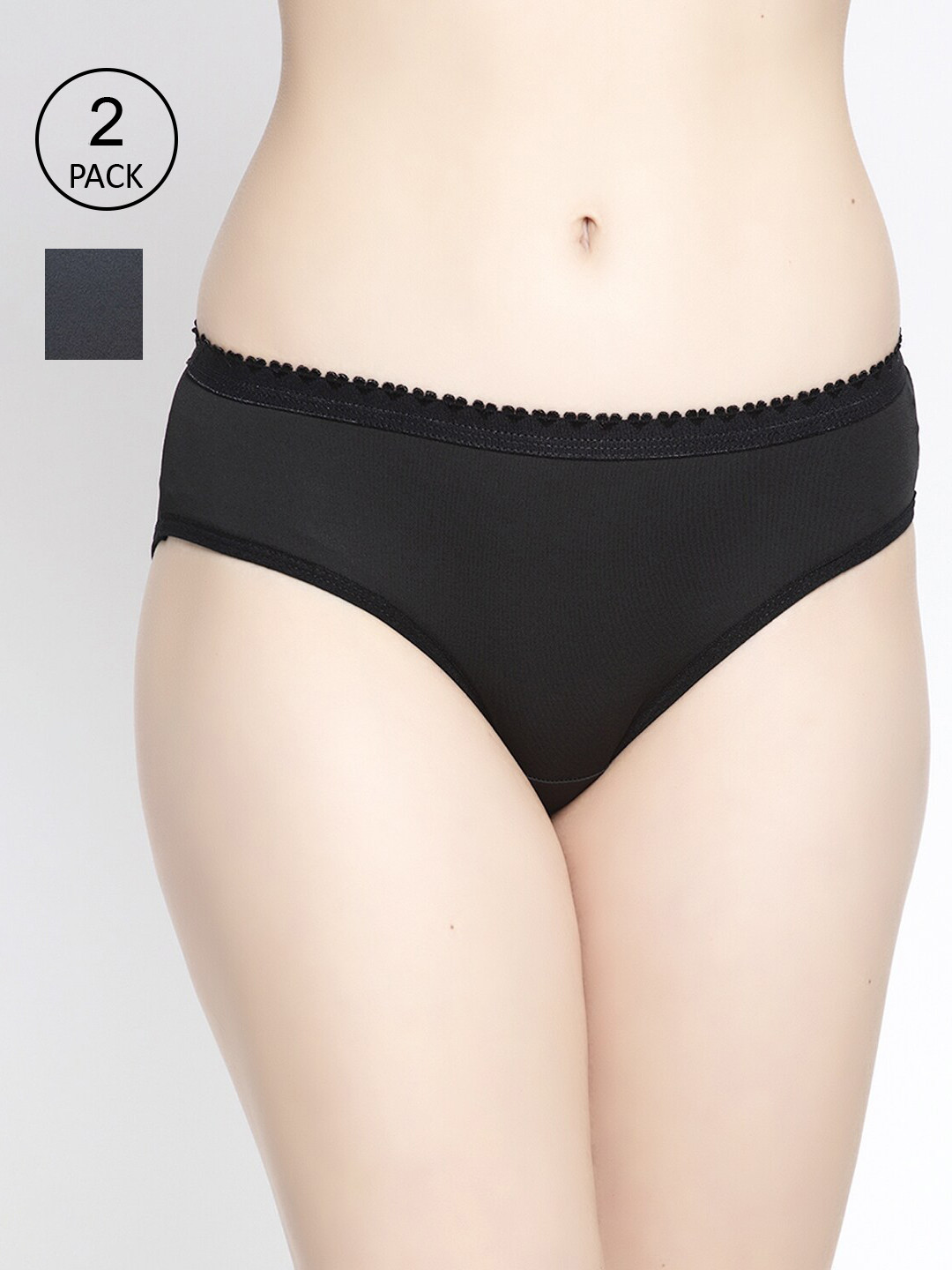 

GRACIT Women Pack of 2 Assorted Seamless Briefs PW28-14-17-33-S