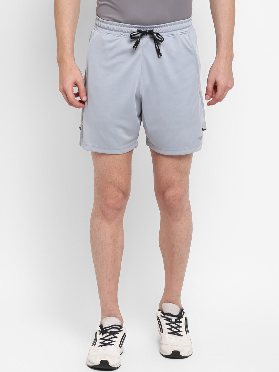 FURO by Red Chief Men Grey Solid Regular Fit Sports Shorts
