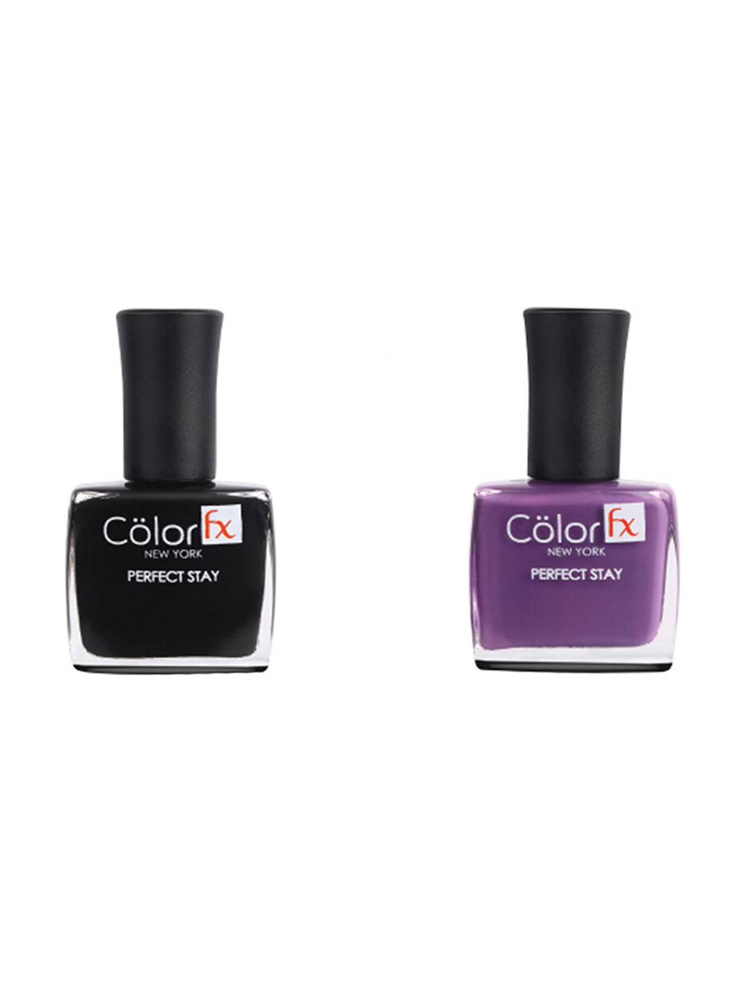 

Color Fx Pack of 2 Nail Enamel Perfect Stay, Multi