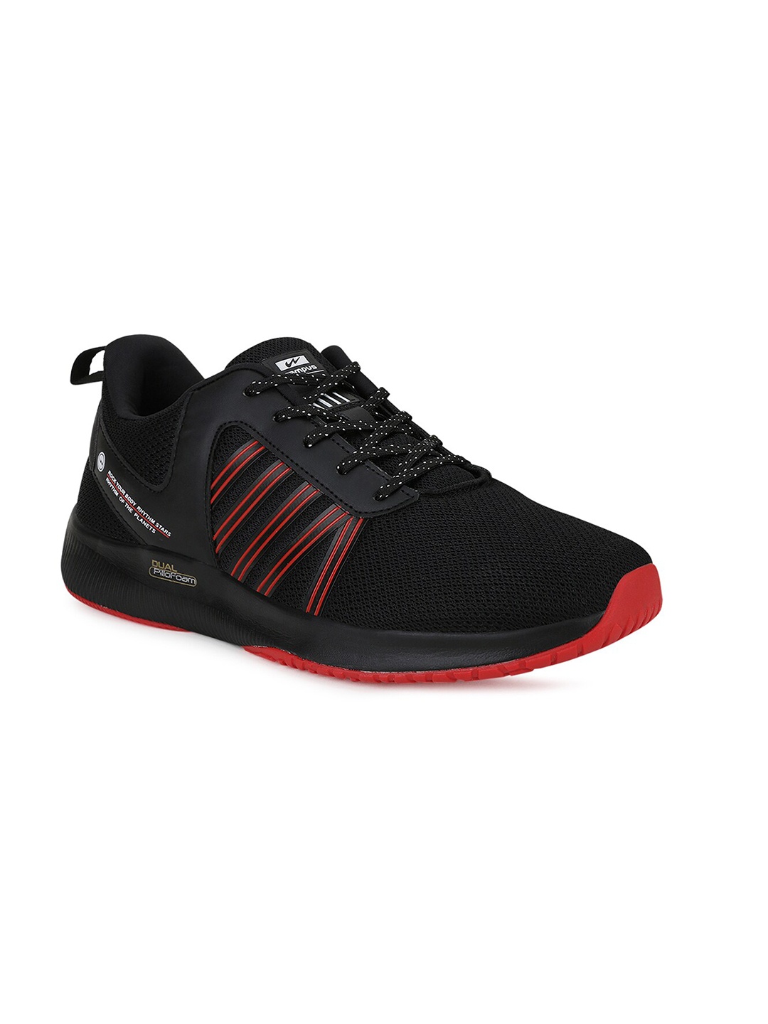 

Campus Men Black Running Shoes