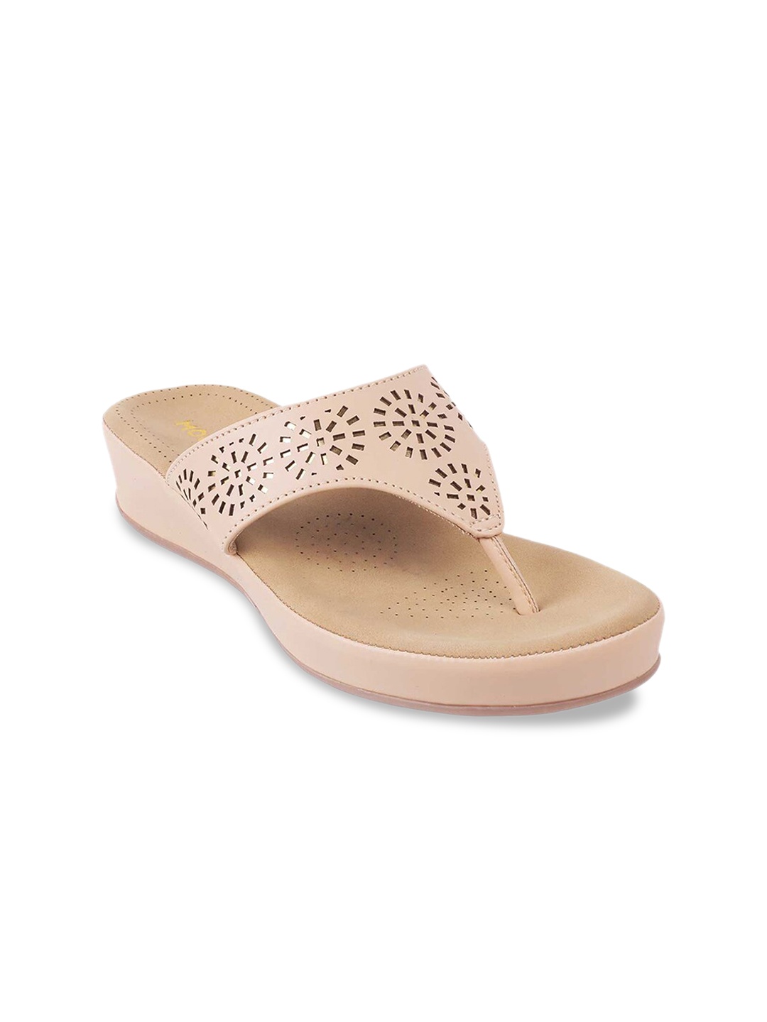 

Mochi Women Beige Solid Heels