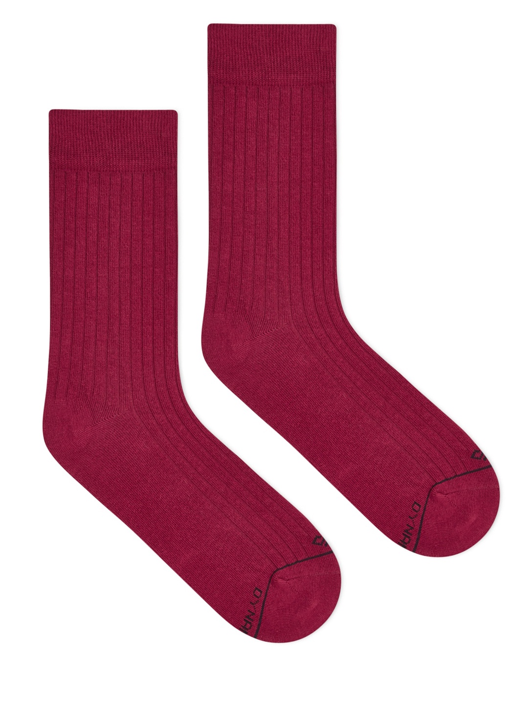 

Dynamocks Unisex Maroon Solid Above Ankle-Length Socks