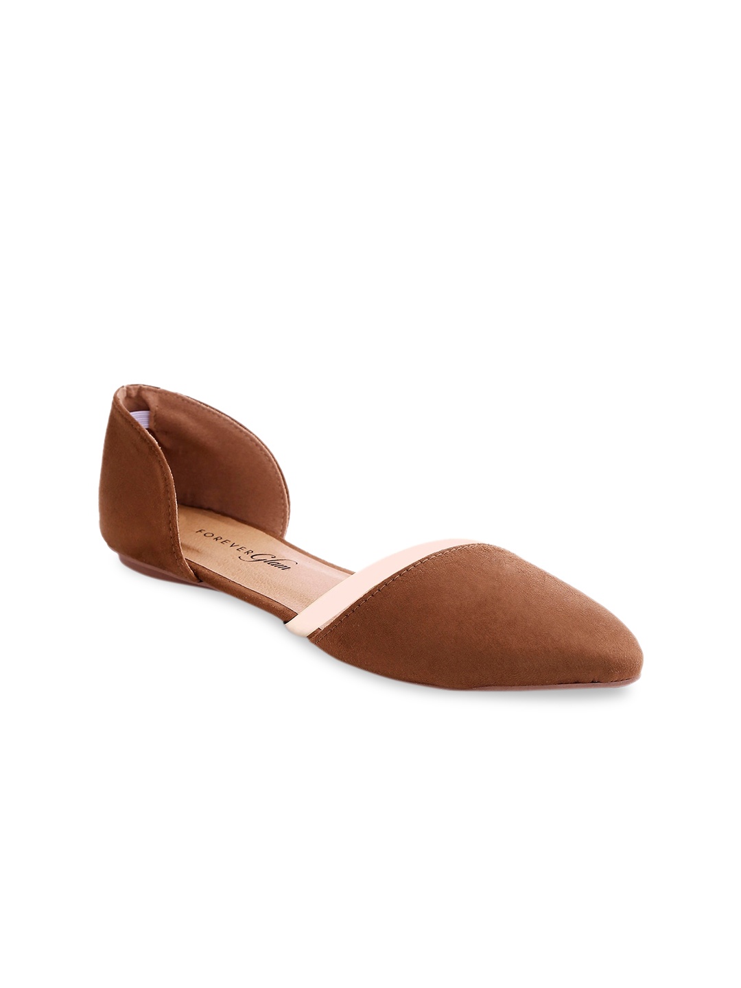 

Forever Glam by Pantaloons Women Brown Ballerinas Flats
