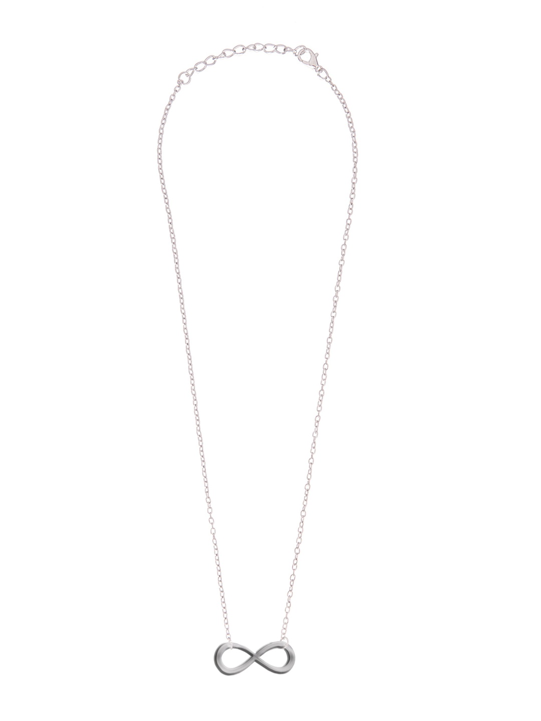 

Moon Dust Women's Silver Plated Stylish Designer Infinity Necklace Pendant