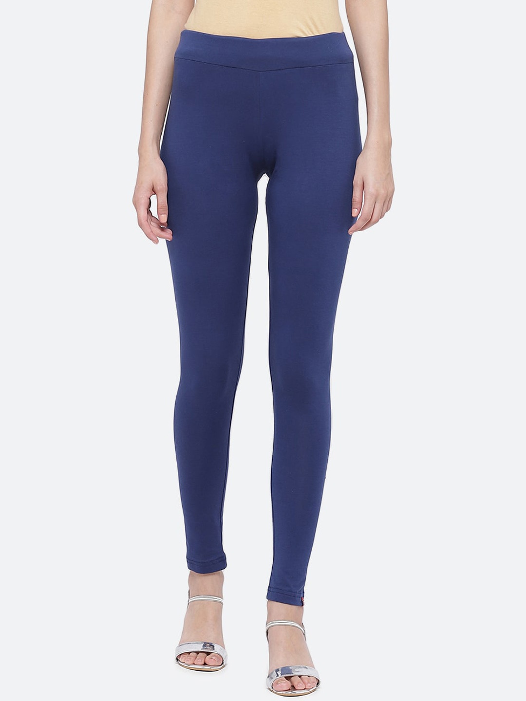 

Biba Women's Fuchsia Cotton Lycra Anklet Leggings, Blue