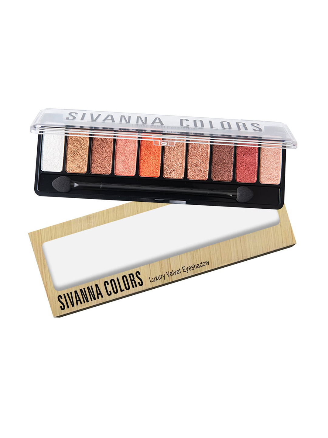 

Sivanna Colors Women Multicoloured Luxury Velvet Eyeshadow - HF697 01, Multi